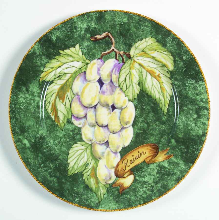 Lattice Fruit Dinner Plate by American Atelier-1
