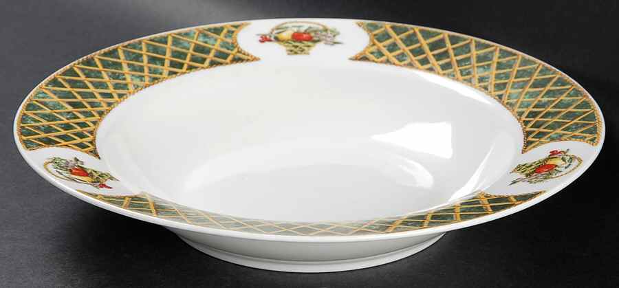 Lattice Fruit Rim Soup Bowl by American Atelier-1