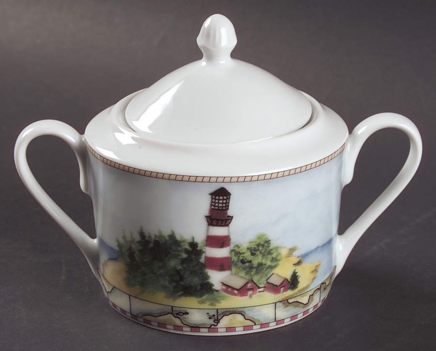 Signals Sugar Bowl & Lid by American Atelier-1