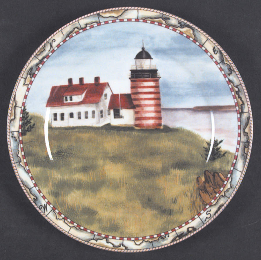 Signals Salad Plate by American Atelier-1