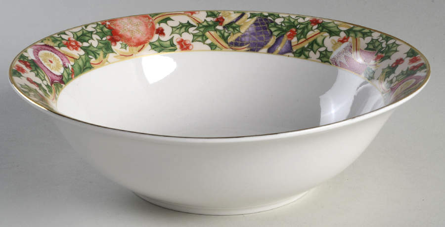Ornaments 9" Round Vegetable Bowl by American Atelier-1