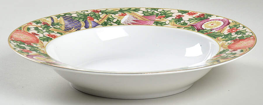 Ornaments Rim Soup Bowl by American Atelier-1