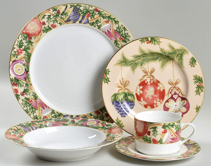 Ornaments 5 Piece Place Setting by American Atelier-1