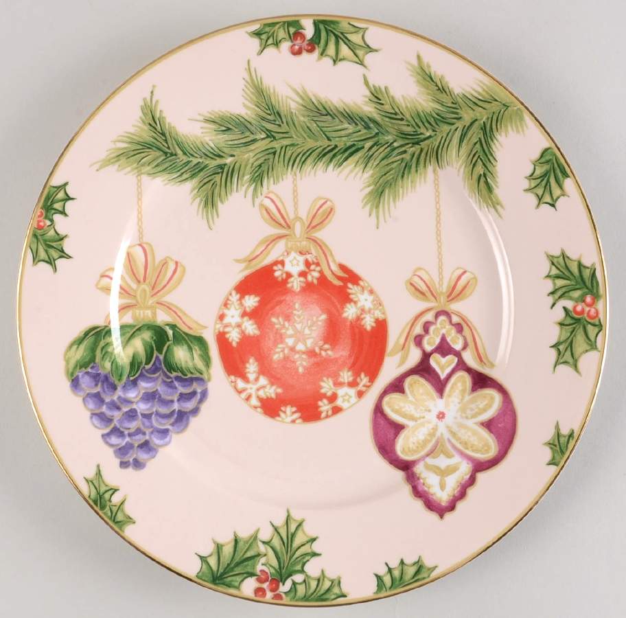 Ornaments Dinner Plate by American Atelier-1