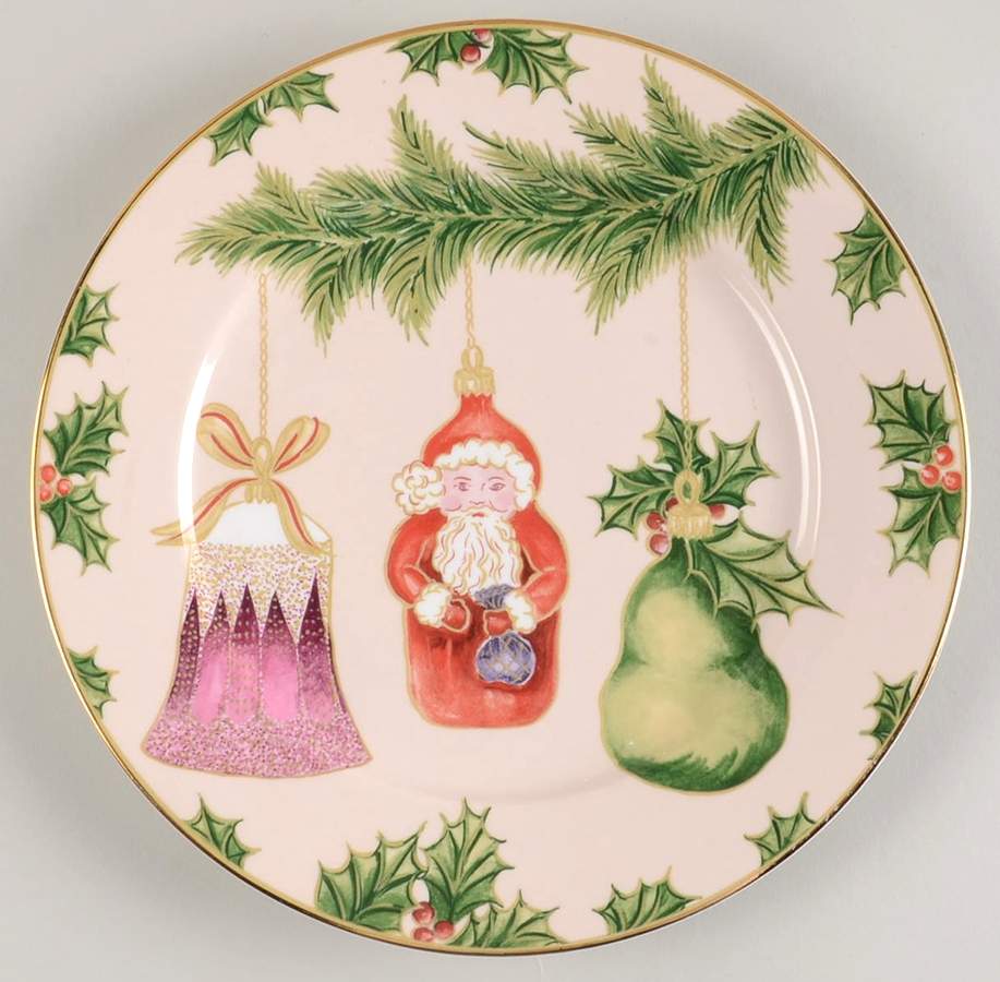 Ornaments Dinner Plate by American Atelier-1
