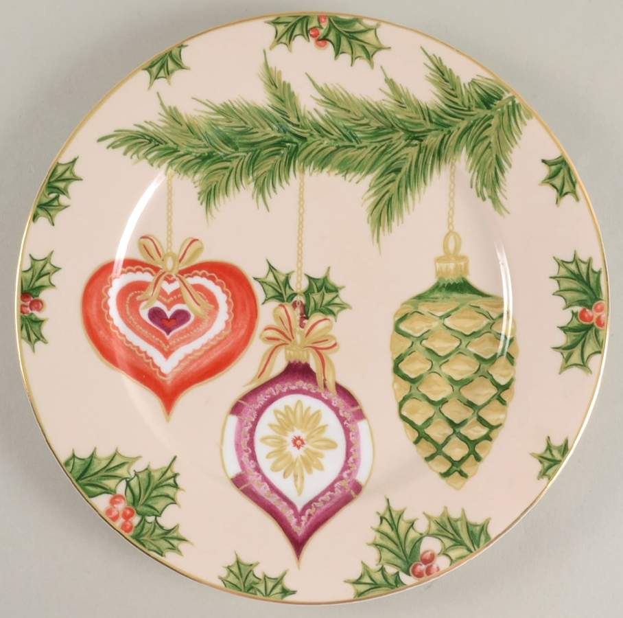 Ornaments Dinner Plate by American Atelier-1