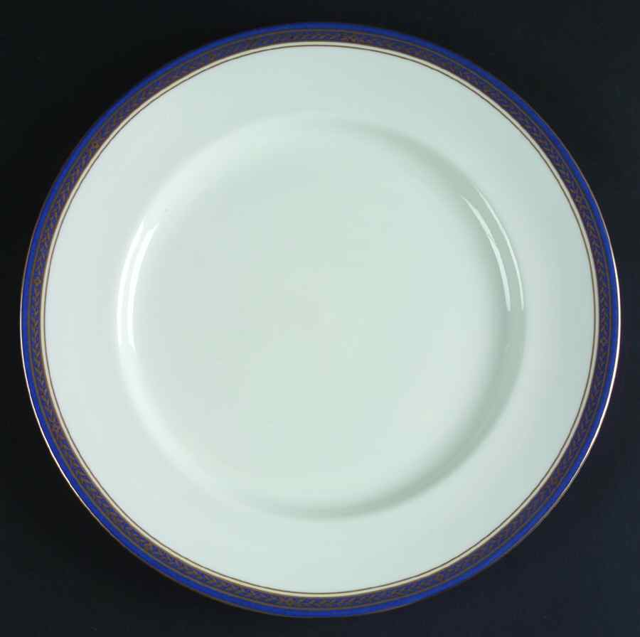 Blue Garland Dinner Plate by John  Aynsley & Sons-1
