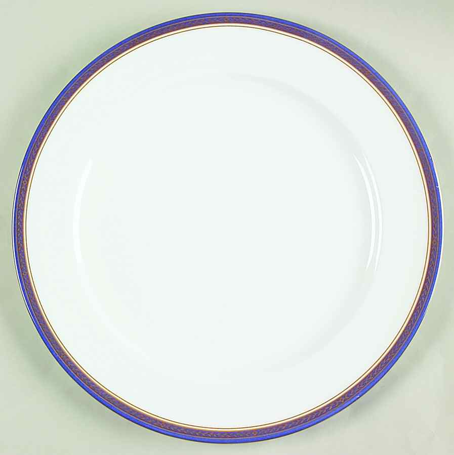 Blue Garland Service Plate (Charger) by John  Aynsley & Sons-1