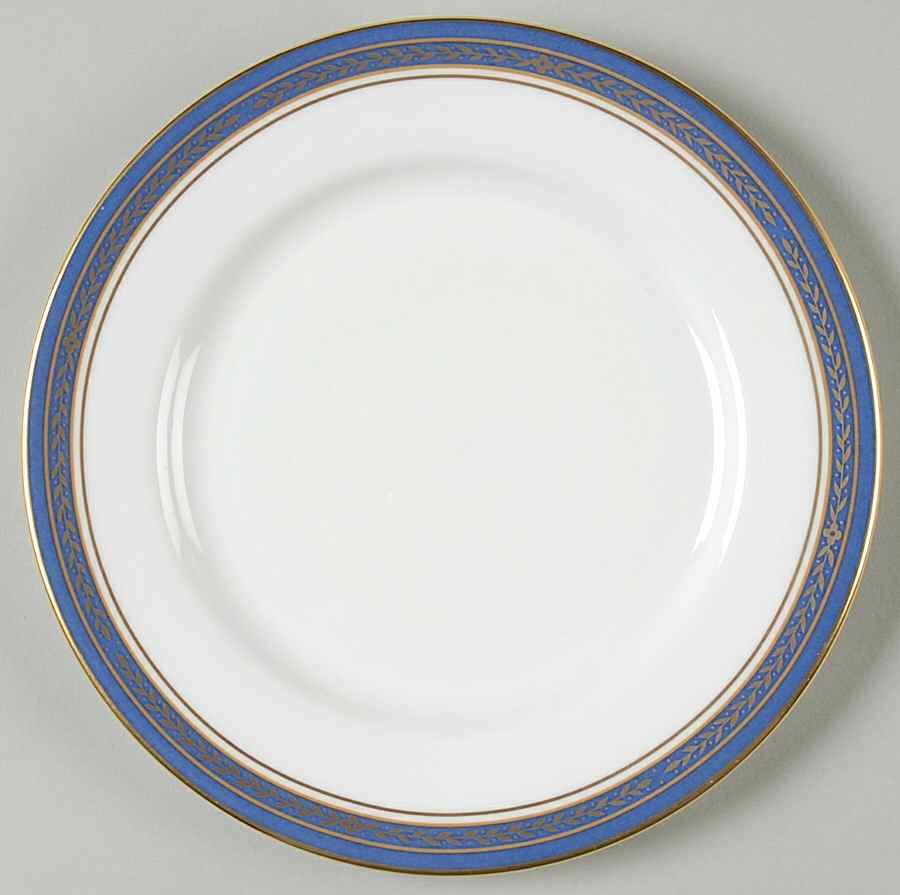 Blue Garland Bread & Butter Plate by John  Aynsley & Sons-1