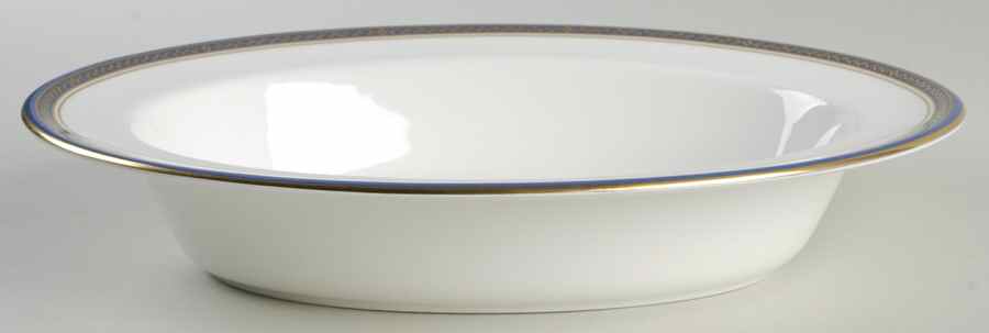 Blue Garland 11" Oval Vegetable Bowl by John  Aynsley & Sons-1