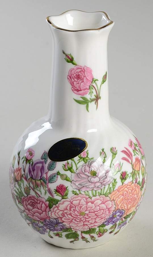 Rose Garden 5" Swirl Vase by John  Aynsley & Sons-1