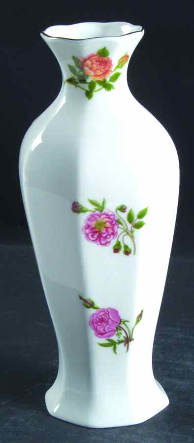 Rose Garden 7" Chatsworth Vase by John  Aynsley & Sons-1