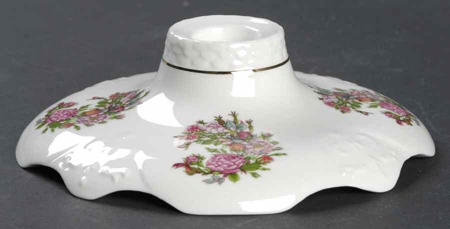 Rose Garden Clyde Candleholder by John  Aynsley & Sons-1