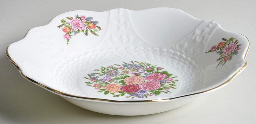 Rose Garden Clyde Center Bowl by John  Aynsley & Sons-1