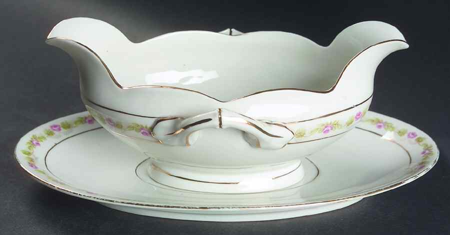 ALT143 Gravy Boat & Underplate by Altrohlau-1