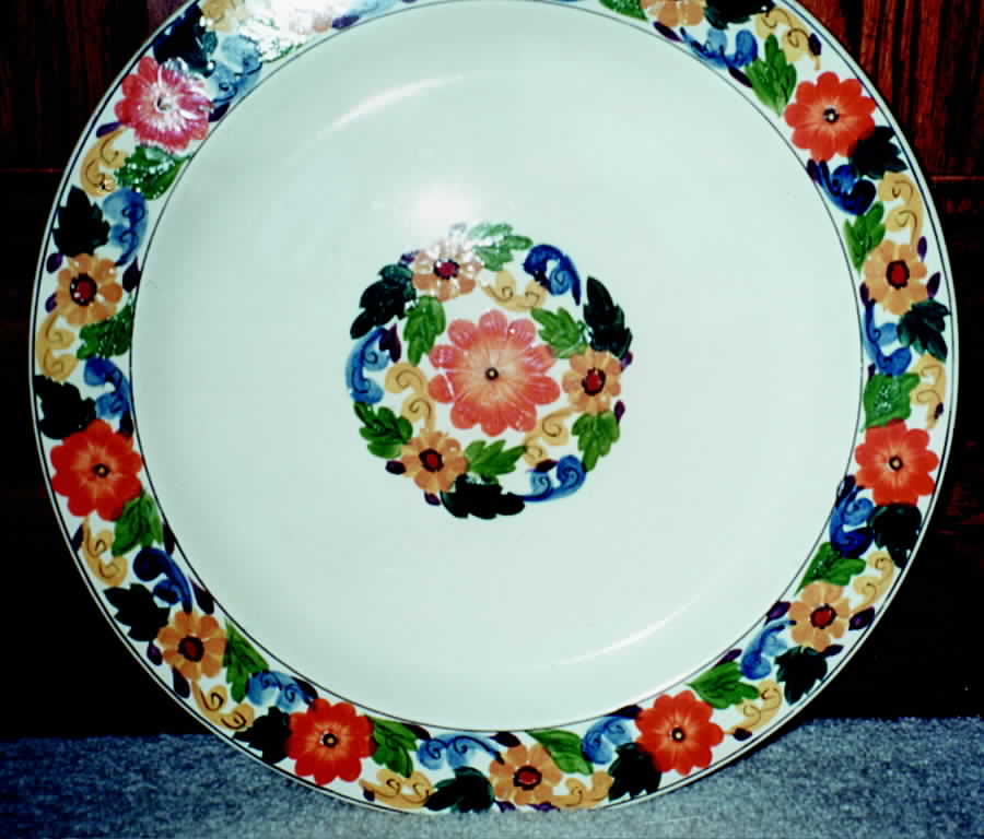 ADA84 Chop Plate (Round Platter) by Adams China-1