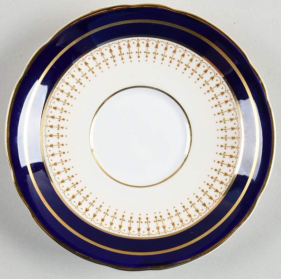 Lynton Cobalt Blue Saucer by John  Aynsley & Sons-1