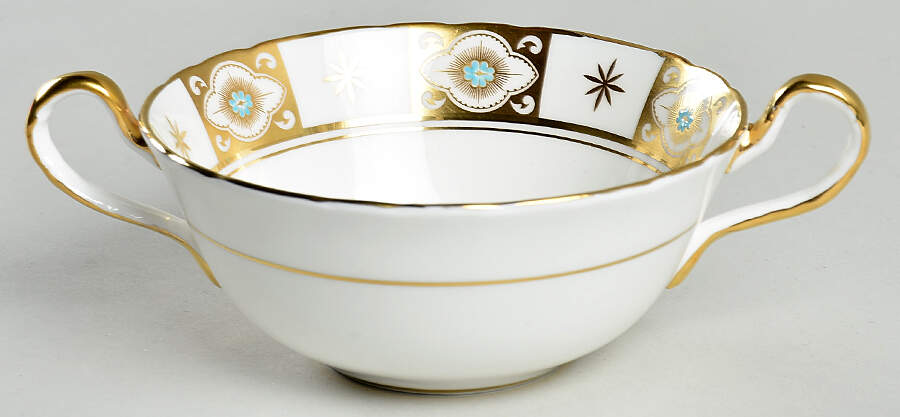 Belmont (Scalloped) Flat Cream Soup Bowl by John  Aynsley & Sons-1
