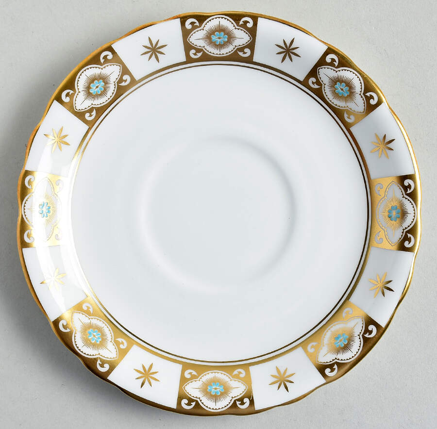Belmont (Scalloped) Saucer for Cream Soup Bowl by John  Aynsley & Sons-1