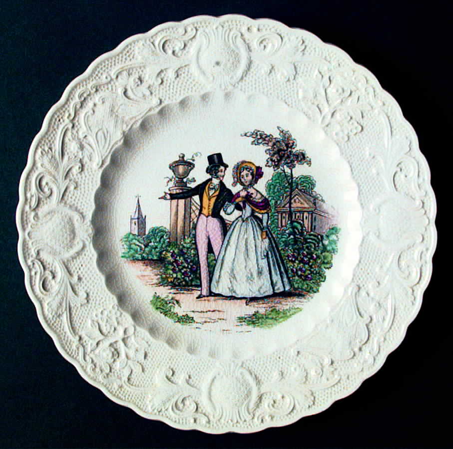 Will You Be Mine Luncheon Plate by Adams China-1