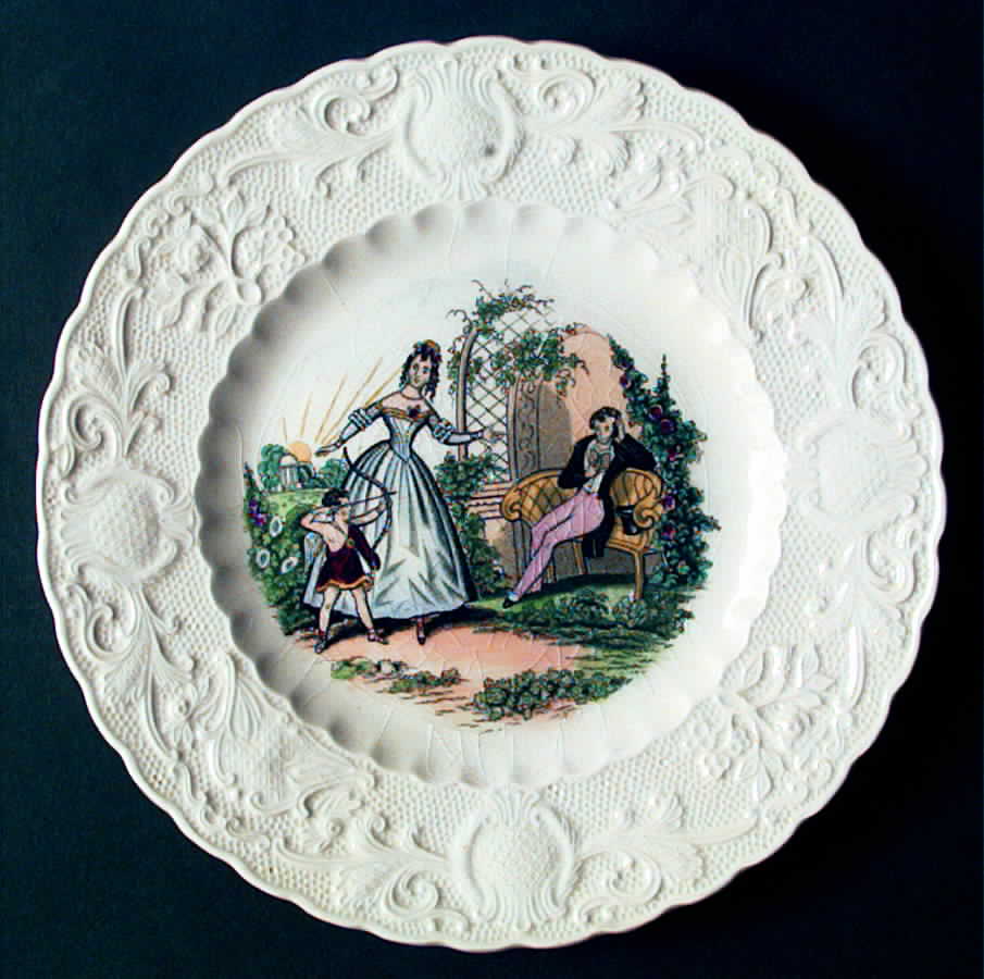Will You Be Mine Luncheon Plate by Adams China-1