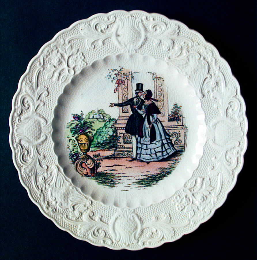 Will You Be Mine Luncheon Plate by Adams China-1