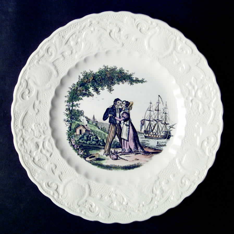 Will You Be Mine Luncheon Plate by Adams China-1