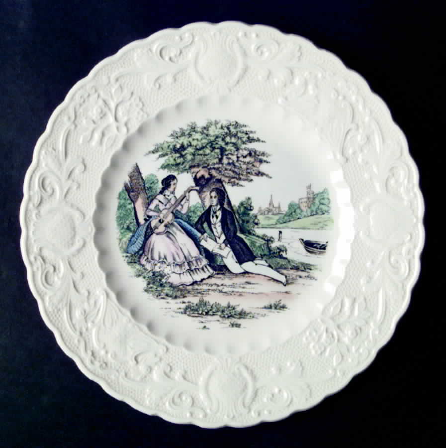 Will You Be Mine Luncheon Plate by Adams China-1