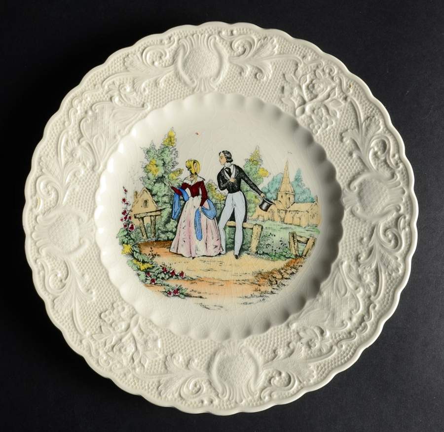 Will You Be Mine Luncheon Plate by Adams China-1