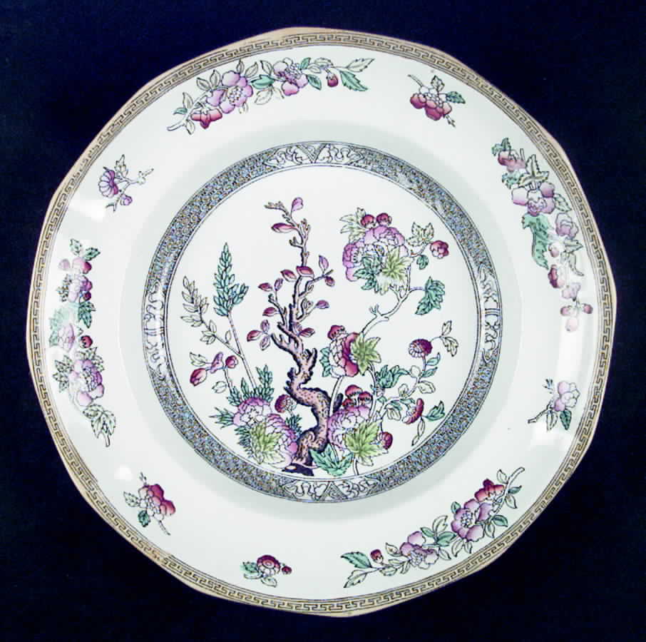 Indian Tree Large Rim Soup Bowl by Adams China-1