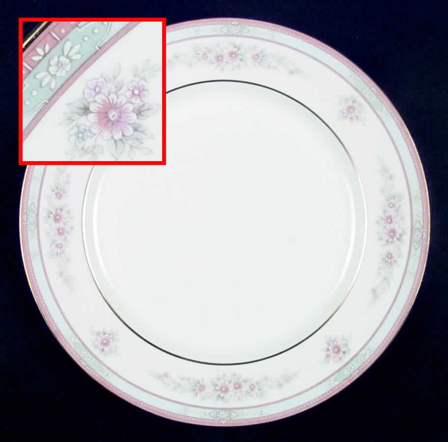 Princess (Pink) Dinner Plate by John  Aynsley & Sons-1