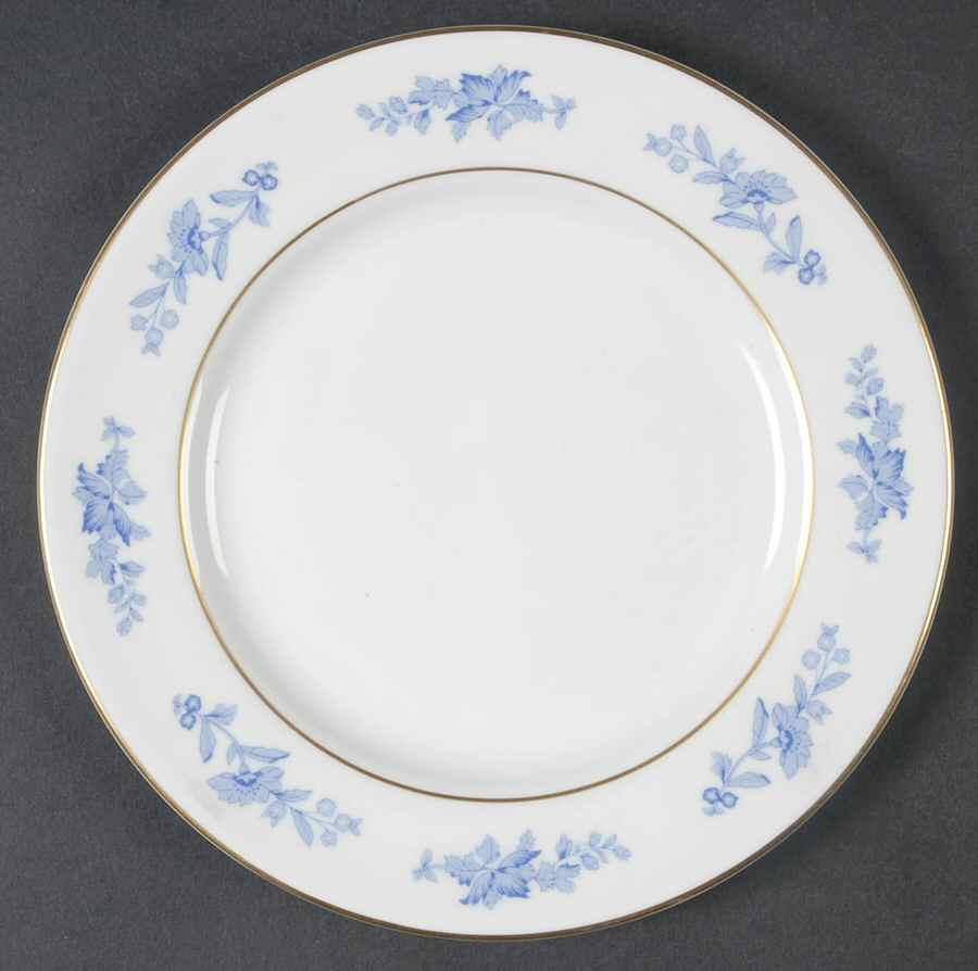 Cottage Blue Bread & Butter Plate by John  Aynsley & Sons-1