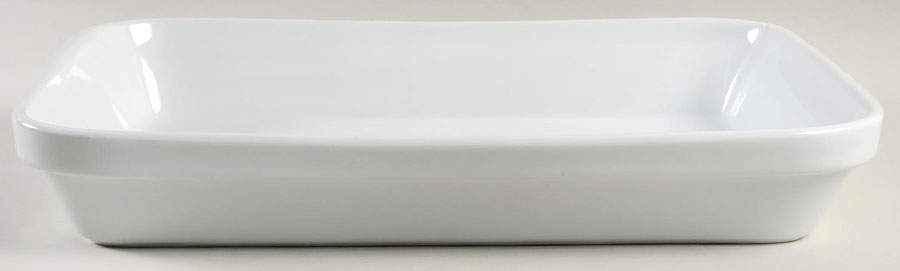 Classic Whiteware 14" Rectangular Baker by Apilco-1