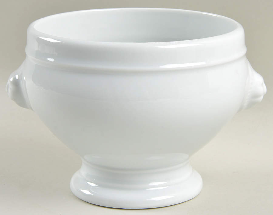 Classic Whiteware Mini Tureen No Lid by Apilco-1