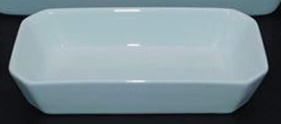 Classic Whiteware 8" Rectangular Baker by Apilco-1