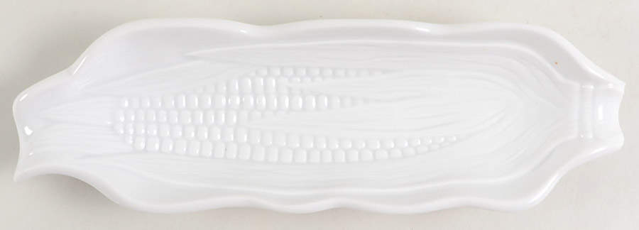 Classic Whiteware Boiled Corn Holder by Apilco-1
