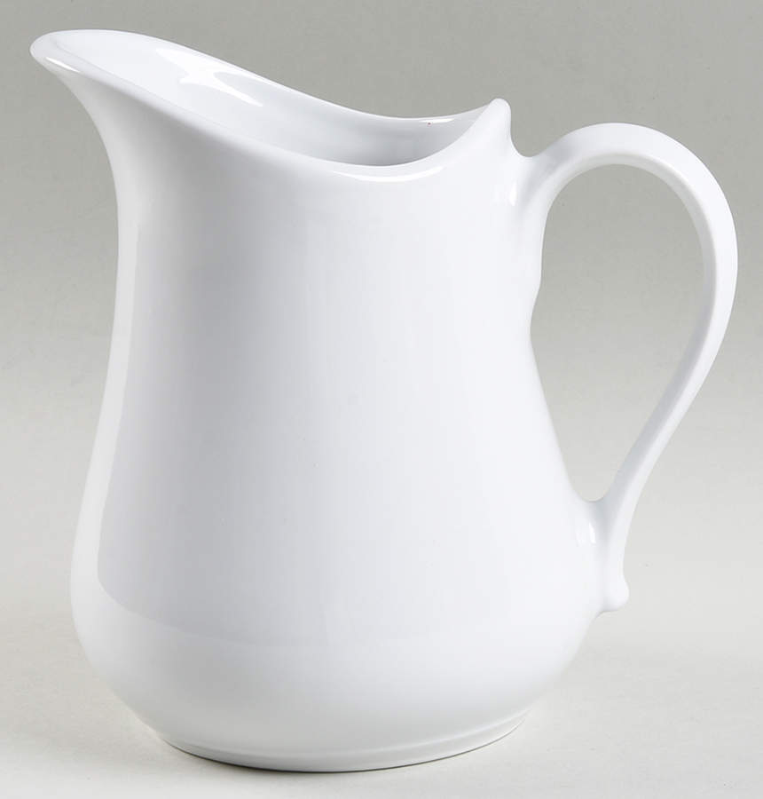 Classic Whiteware 32 Oz Pitcher by Apilco-1