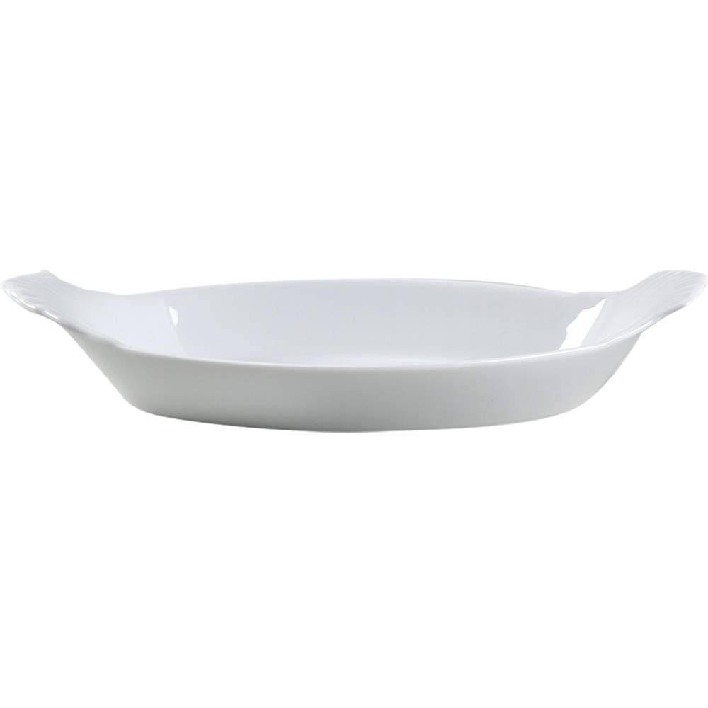 Classic Whiteware 9" Augratin by Apilco-1