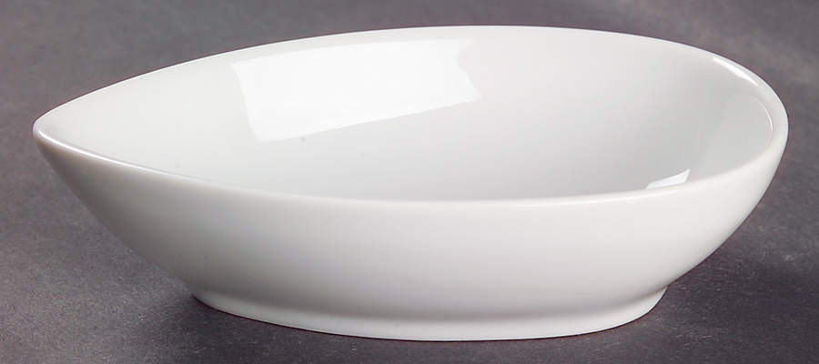 Classic Whiteware Avocado Bowl by Apilco-1