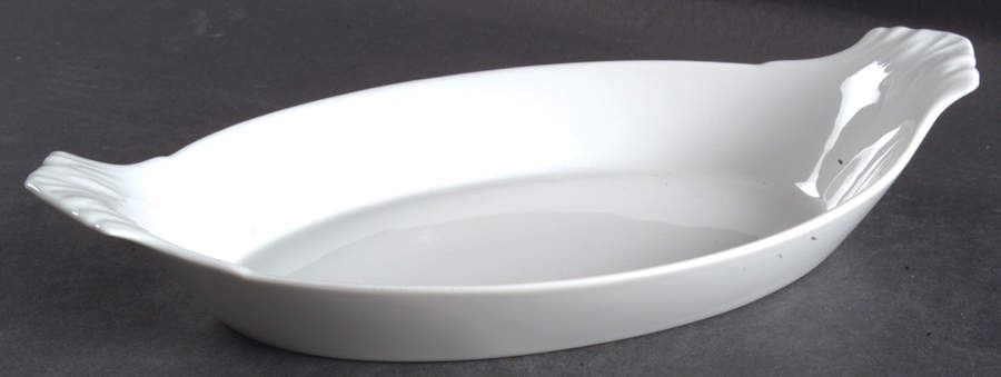 Classic Whiteware 11" Augratin by Apilco-1