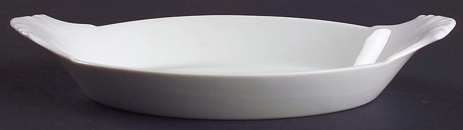 Classic Whiteware 10" Augratin by Apilco-1