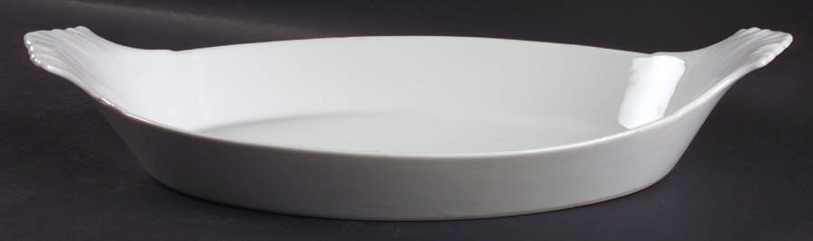 Classic Whiteware 14" Augratin by Apilco-1