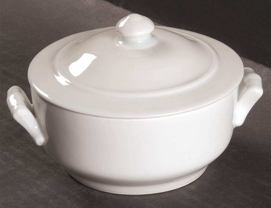 Classic Whiteware Individual Casserole & Lid by Apilco-1