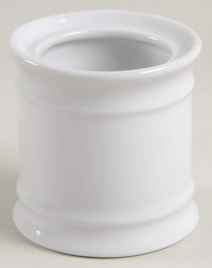 Classic Whiteware Mustard Jar No Lid by Apilco-1