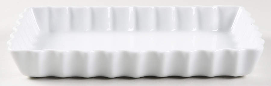 Classic Whiteware 9" Rectangular Baker by Apilco-1