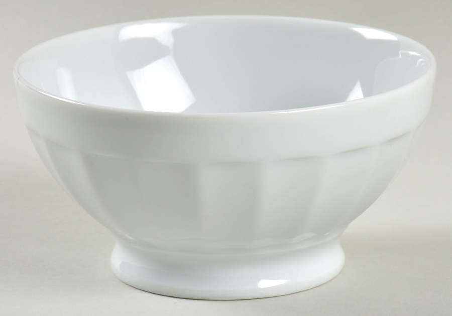 Classic Whiteware French Bowl by Apilco-1