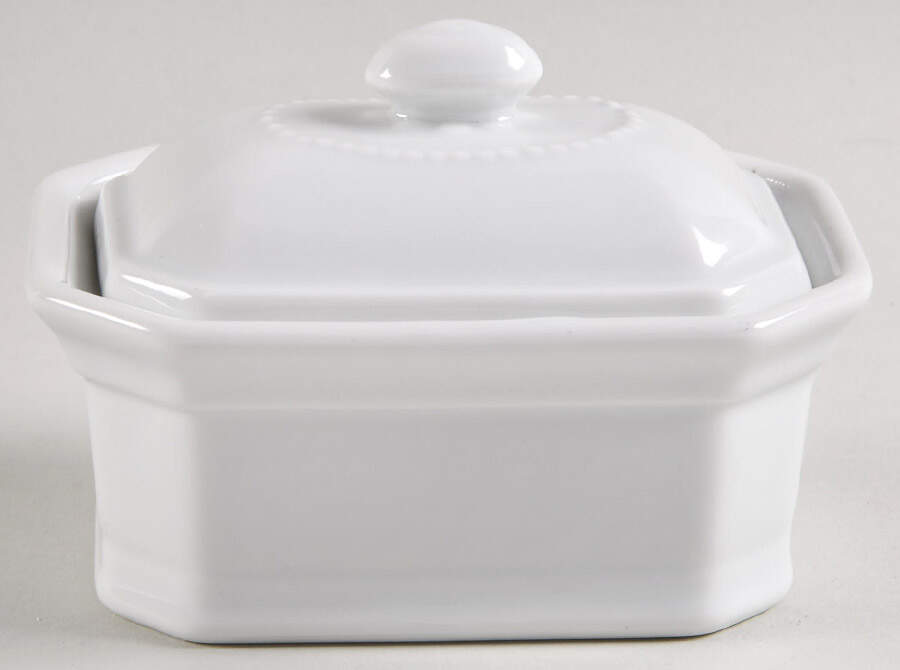 Classic Whiteware Pate Box & Lid by Apilco-1