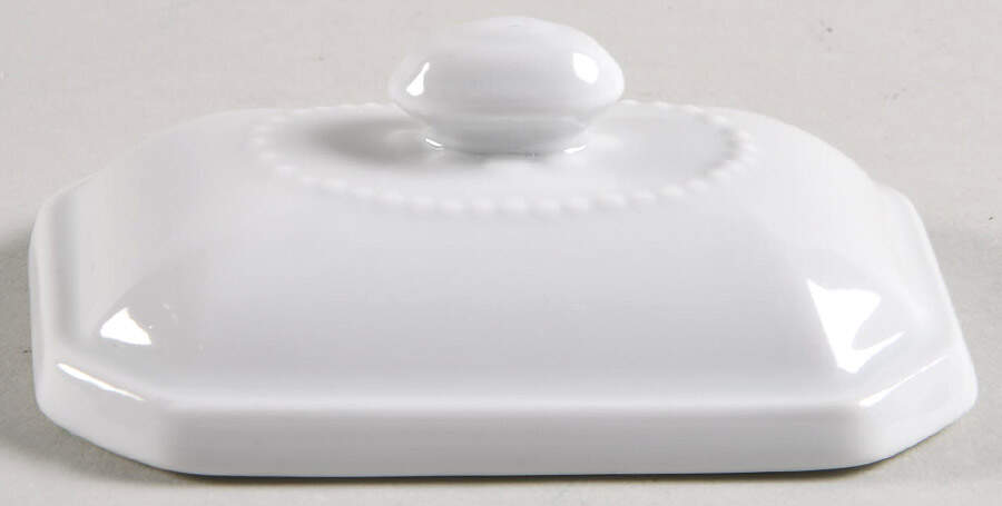Classic Whiteware Lid for Pate Box by Apilco-1