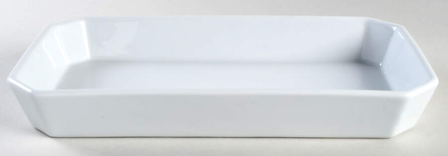 Classic Whiteware 11" Rectangular Baker by Apilco-1