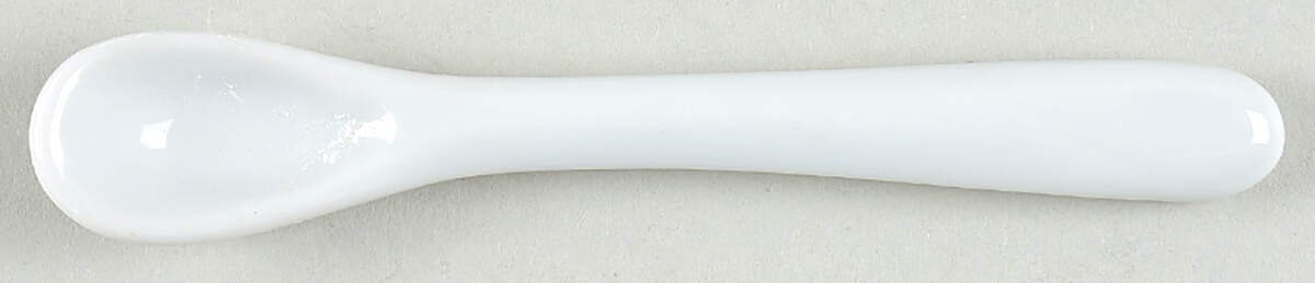 Classic Whiteware Mustard Spoon by Apilco-1